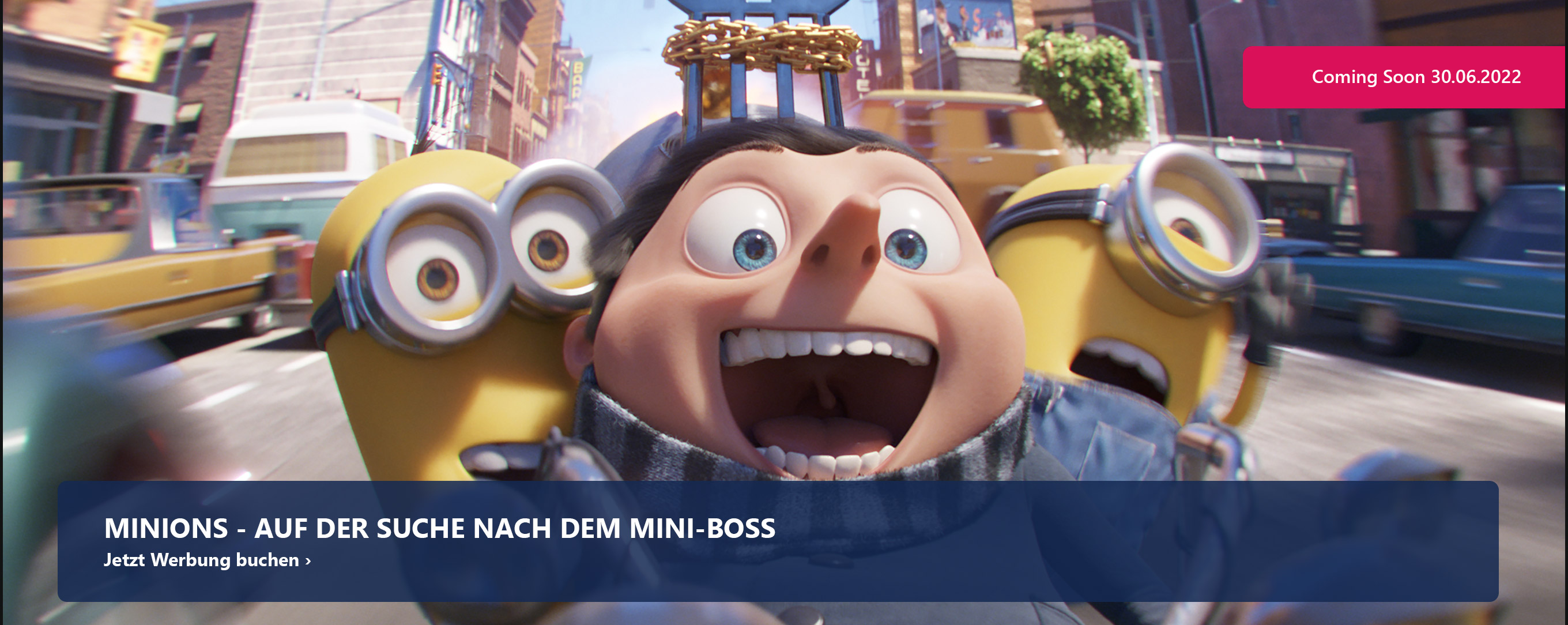 Minions - Auf der Suche nach dem Mini-Boss ab 30. Juni 2022 nur im Kino